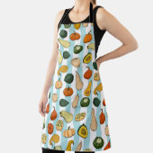 Tablier Motif sans couture avec des squashe dessinés à la (Insitu)