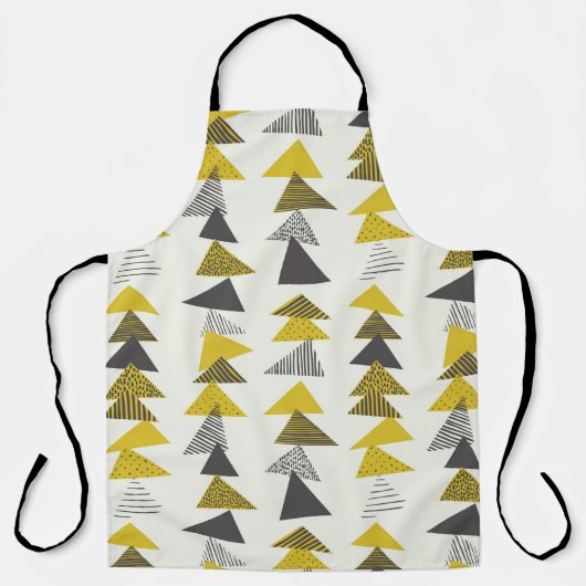 Tablier Motif sans couture avec différents triangles en s (Recto)