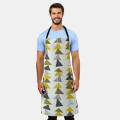 Tablier Motif sans couture avec différents triangles en s (Porté)