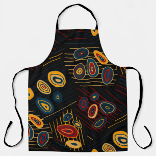 Tablier Motif sans couture avec doodles modernes abstraits