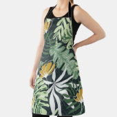 Tablier Motif sans couture avec feuilles tropicaux et fleu (Insitu)