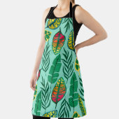 Tablier Motif sans couture avec feuilles tropicaux. L'art  (Insitu)