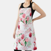 Tablier Motif sans couture avec flamant rose (Insitu)