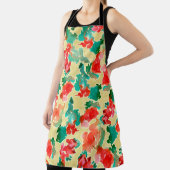 Tablier Motif sans couture avec fleurs Abstraites dessinée (Insitu)