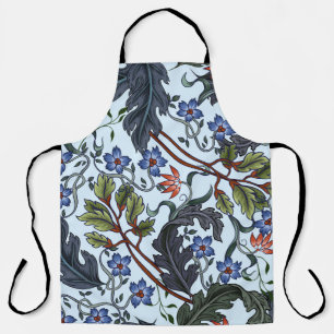 Tablier Motif sans couture avec fleurs dans le style art d