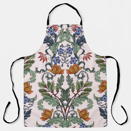 Tablier Motif sans couture avec fleurs dans le style art d (Recto)