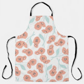 Tablier Motif sans couture avec fleurs et éléments floraux (Recto)