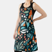 Tablier Motif sans couture avec fleurs et papillons (Insitu)