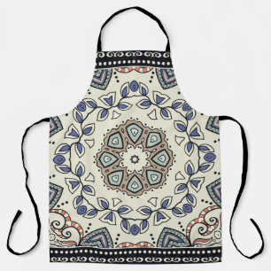Tablier Motif sans couture avec mandala ethnique tribal