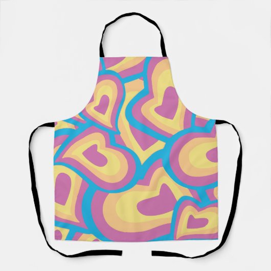 Tablier Motif sans couture chaud (Recto)
