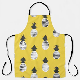 Tablier Motif sans couture d'ananas amusant