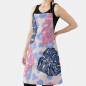 Tablier Motif sans couture dans la jungle sauvage, arrière (Insitu)