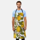 Tablier Motif sans couture de citron (Porté)