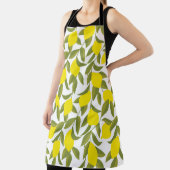 Tablier Motif sans couture de citronnier jaune (Insitu)
