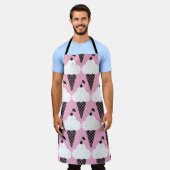 Tablier Motif sans couture de crème glacée dessinée à la m (Porté)