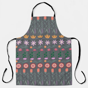 Tablier motif sans couture de fleurs