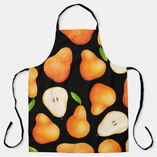 Tablier Motif sans couture de fruits brillants dessinés à 