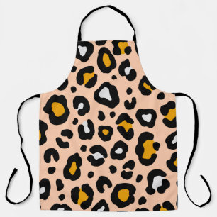Tablier Motif sans couture de léopard coloré. Mode élégant
