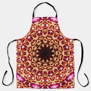 Tablier Motif sans couture de luxe mandala broch