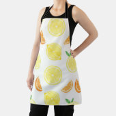 Tablier Motif sans couture de tranches de citrus frais (Insitu)