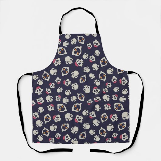 Tablier Motif sans couture effrayant D (Style : 1) (Recto)