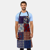 Tablier Motif sans couture. Imitation d'un motif de patchw (Porté)