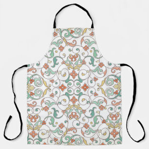 Tablier Motif sans couture vintage avec ornement d'art. V