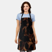 Tablier Motif sans fil Tortoiseshell, Chic TortoiseShell (Porté)