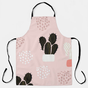 Tablier Motif sans joint avec cactus succulents feuilles a