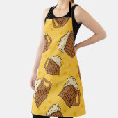 Tablier Motif sans joint avec Mugsbeer en mousse de bois, (Insitu)