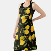 Tablier Motif sans soudure au citron. Illustration de citr (Insitu)
