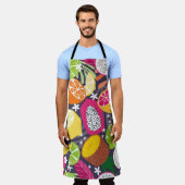 Tablier Motif sans soudure, collection de tropi exotiques (Porté)