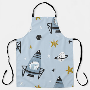 Tablier Motif sans soudure enfant avec espace dessiné à la