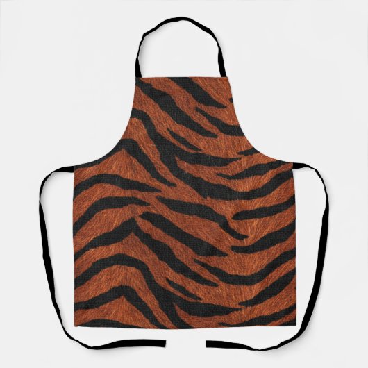 Tablier Motif sauvage rayure de tigre (Recto)