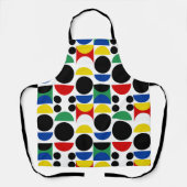 Tablier Motif scandinave du Bauhaus du milieu du siècle (Recto)