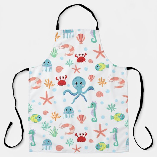 Tablier Motif Sea World (Recto)