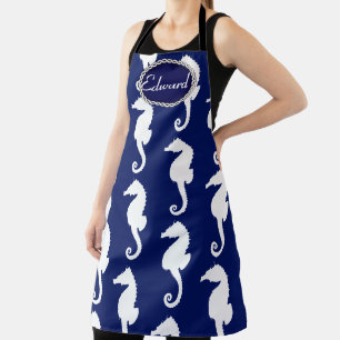 Tablier Motif Seahorse