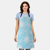 Tablier Motif Snowflake (Porté)