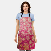 Tablier Motif Snowflake (Porté)