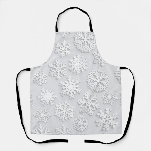 Tablier Motif Snowflake (Recto)