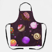 Tablier Motif spatial (Recto)