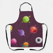 Tablier Motif spatial (Recto)