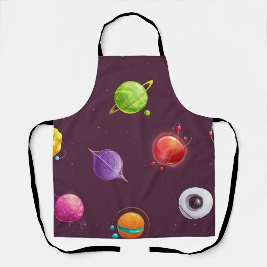 Tablier Motif spatial (Recto)