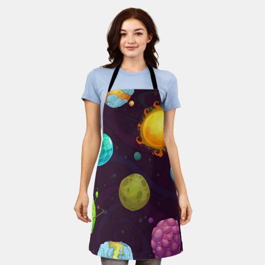 Tablier Motif spatial (Porté)