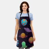 Tablier Motif spatial (Porté)
