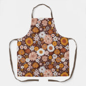 Tablier Motif super Retro Flower Garden (Recto)