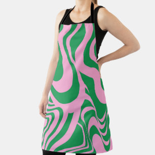 Tablier Motif Super Y2K rétro-tordu coloré