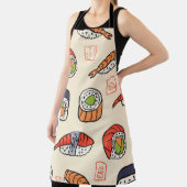 Tablier motif sushi transparent (Insitu)