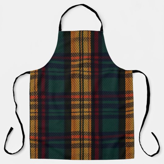 Tablier Motif Tartan Intemporel (Recto)
