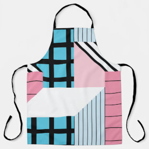 Tablier Motif transparent avec formes géométriques abstrai